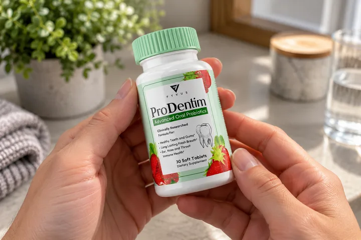 ProDentim product packaging close-up